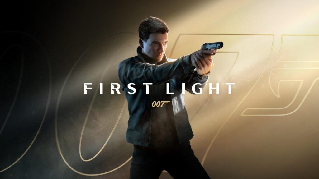 007 First Light - Young James Bond pointing a gun